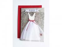 Hochzeitskleid Karte "Zur Hochzeit"