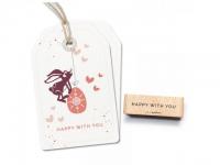 Stempel cats on appletrees "Happy with you"