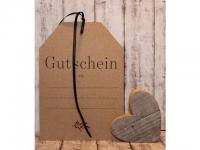 tellme27 Anhnge-Postkarte "Gutschein"